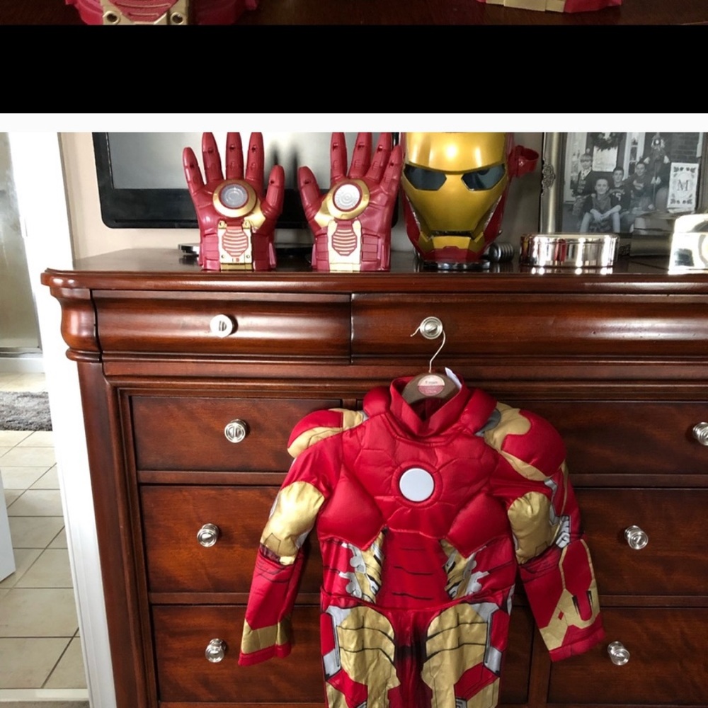 Iron Man Costume & Mask/Hands